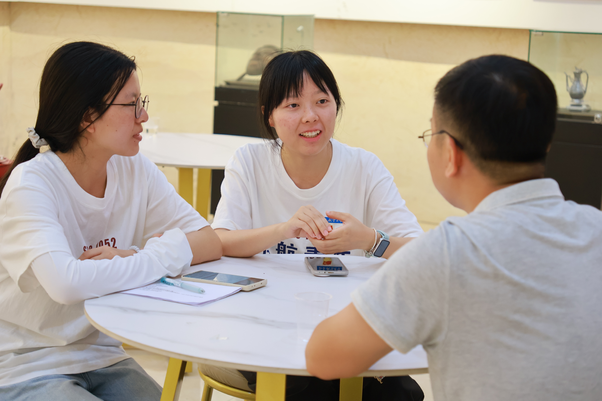 采访张家大屋社区书记陈述栋